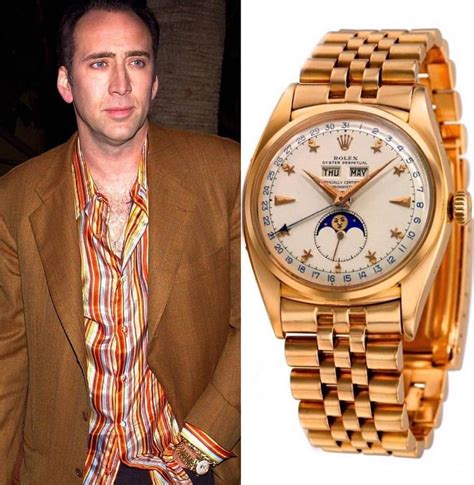 nicholas cage rolex|nicolas cage moonphase.